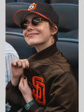 San Diego Padres Emma Stone Jacket Brown