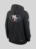 San Francisco 49ers Nike Black 2025 Crucial Catch Hoodie