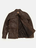 Sheridan Brown Leather Barn Jacket