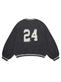 Shinzo 24 Futtoboru Heavyweight Washed Black Jersey Crewneck
