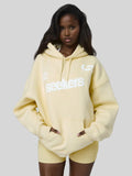 Sisters and Seekers Motif Hoodie Butter Yellow