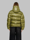 Stussy Down Parka Micro Ripstop Puffer Jacket Green