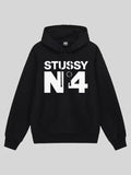 Stussy N4 Hoodie Black