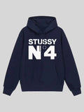 Stussy N4 Hoodie Blue