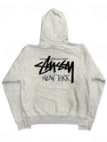 Stussy New York Hoodie Grey