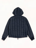 Stussy Quilted Nylon Work Jacket Navy