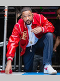 Summertime Ball 2025 Will Smith Varsity Jacket Red