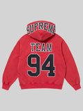 Supreme Team 94 Hooded Sweatshirt Red