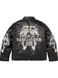Supreme x Y's Black Leather Jacket
