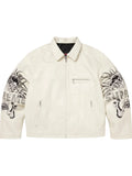Supreme x Y's Yohji Yamamoto Leather Jacket White