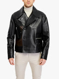 Terrence Black Leather Jacket