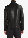 The Row Brodie Leather Jacket