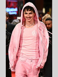 Timothee Chalamet Chrome Hearts Pink Hoodie