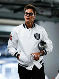 Tom Brady Raiders Jacket White