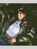 Toni Breidinger 818 Tequila Leather Racing Jacket Green