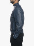 U010 - Men's Genuine Blue Jacket