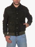 U03 Mens Bomber Shirt Style Jacket