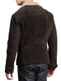Ugg Belfast Suede Jacket Brown