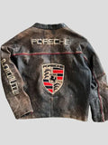 Vintage Italian Porsche Leather Jacket