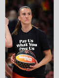 WNBPA Pay Us What You Owe Us Shirt Black