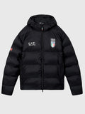 Winter Olympics 2026 Team Italy EA7 Emporio Armani Puffer Jacket Black
