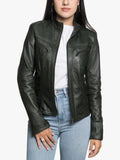 Women Kelly Dark Green Jacket