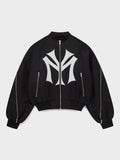 Yankees Mowalola My City Bomber Jacket Black