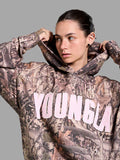 Youngla Camo Hoodie Brown
