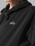 alo hoodie black