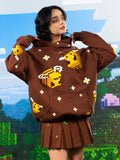 brown_minecraft_bee_hoodie_very_cool