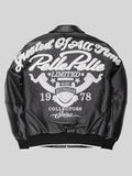 greatest of all time pelle pelle jacket black