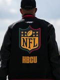 nfl hbcu letterman jacket black