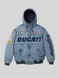 supreme ducati hooded work jacket