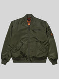 undefeated x jordan bomber jacket green