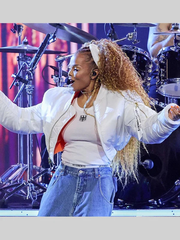2025 AMA Janet Jackson Jacket White