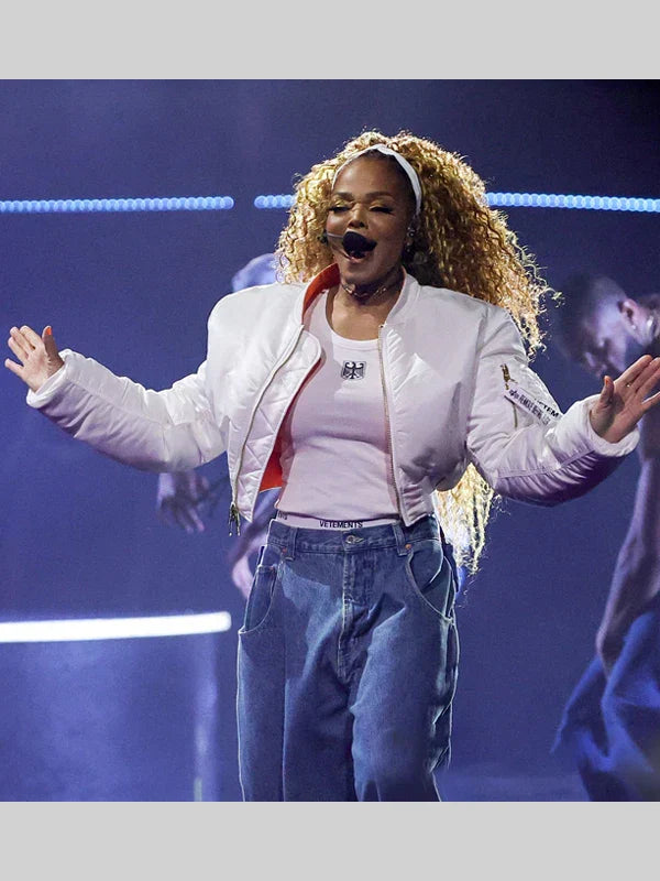 2025 American Music Awards Janet Jackson Jacket White