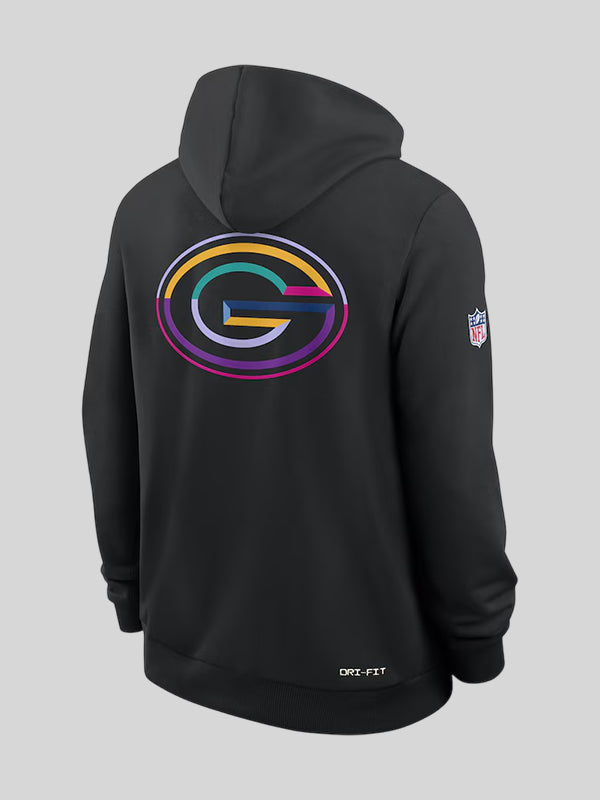 2025 Crucial Catch Green Bay Packers Dri Fit Hoodie