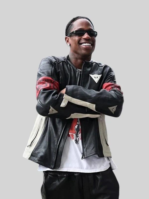 2025 F1 Miami GP Travis Scott Leather Jacket