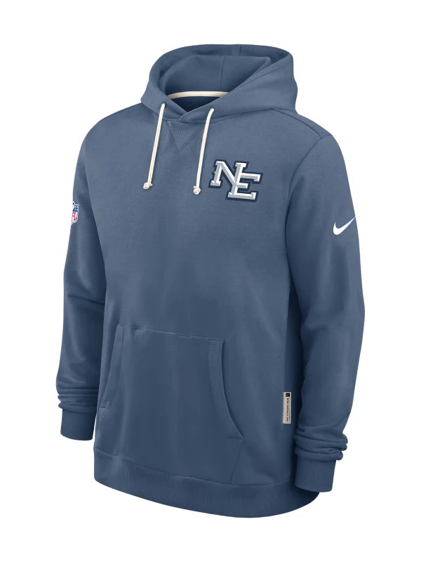 2025 Nike We Are All Patriots Rivalries Hoodie Storm Blue
