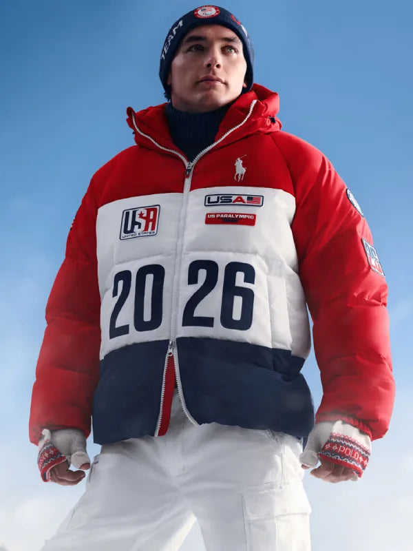 2026 Winter Olympics Polo Ralph Lauren Team USA Color-Blocked Jacket