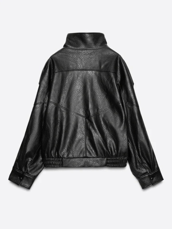 4391 872 800 Zara Black leather Jacket