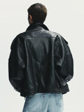 4391 872 800 Zara Leather Jacket Black
