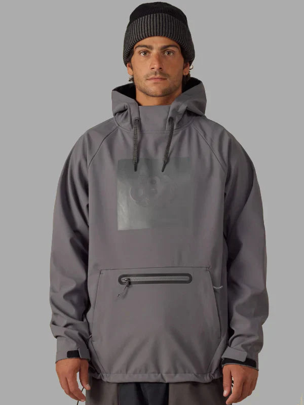 686 Waterproof Hoodie Grey