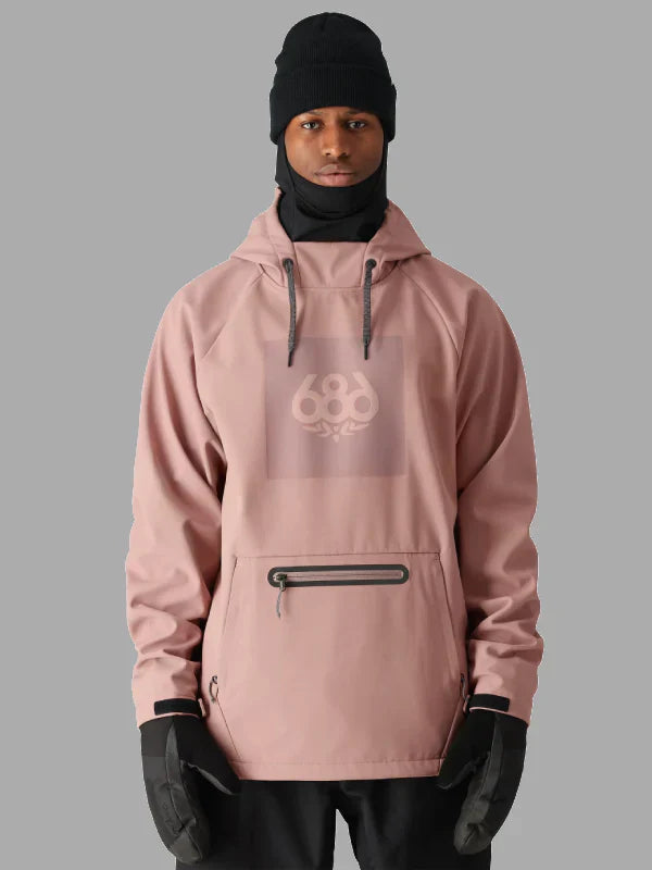 686 Waterproof Hoodie Pink