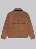 ALD Leather Aviator Jacket Brown