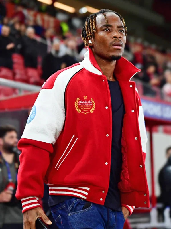 ALD Olympiacos Varsity Jacket Red