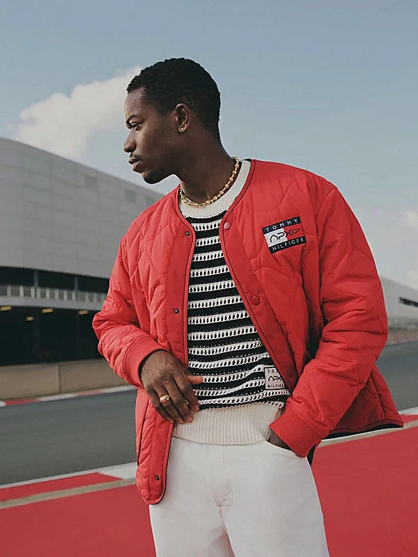 APXGP Tommy Hilfiger Quilted Reversible Liner Jacket Red