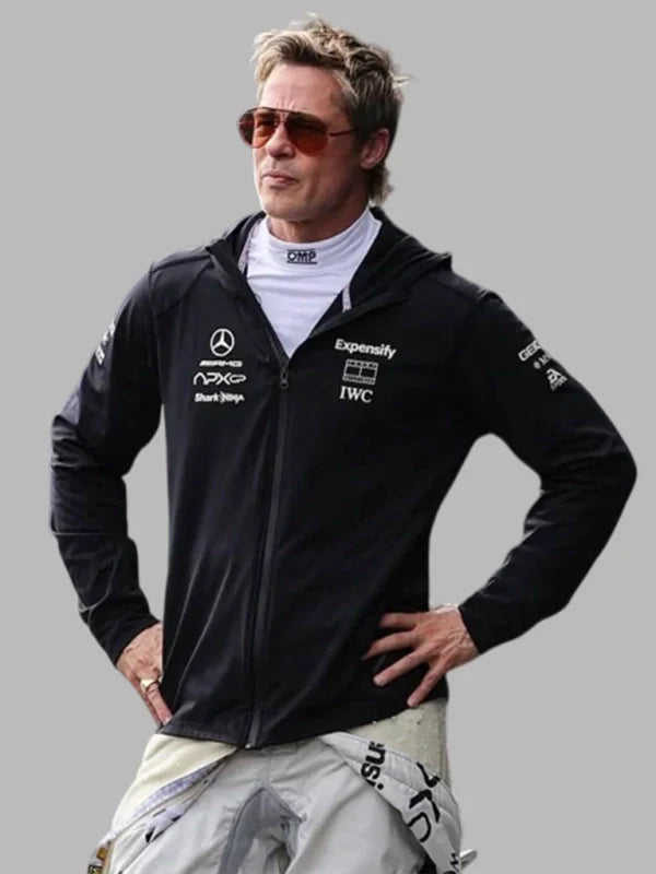 APX GP F1 Brad Pitt Black Hoodie