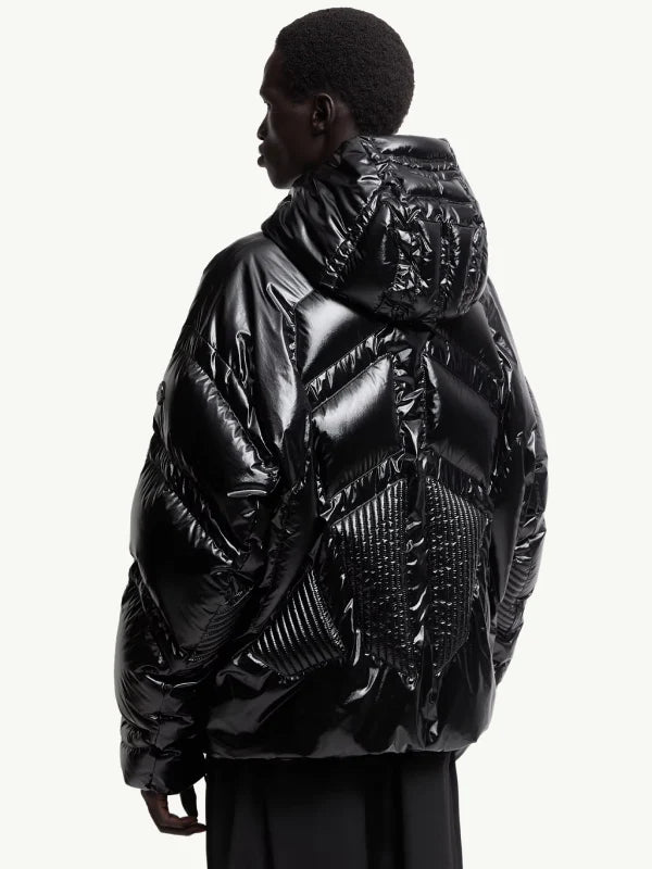 A$AP Rocky x Moncler Hooded Short Down Jacket Black