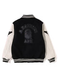 A Bathing Ape x Swarovski Shark Hooded Varsity Jacket